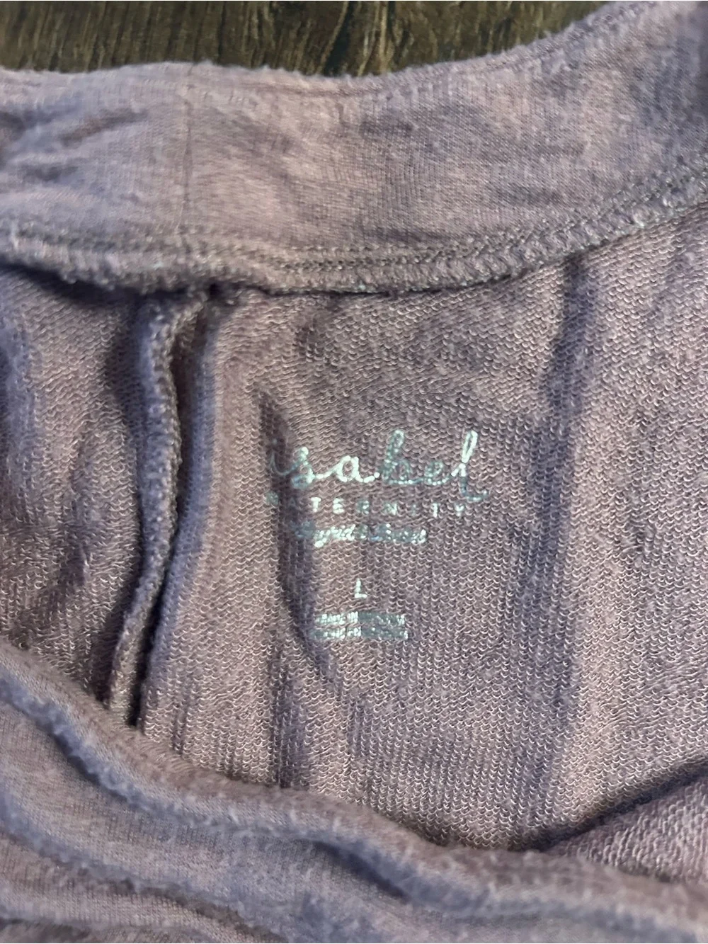 Maternity 3/4 sleeve top. Size large. - Picture 4 of 4
